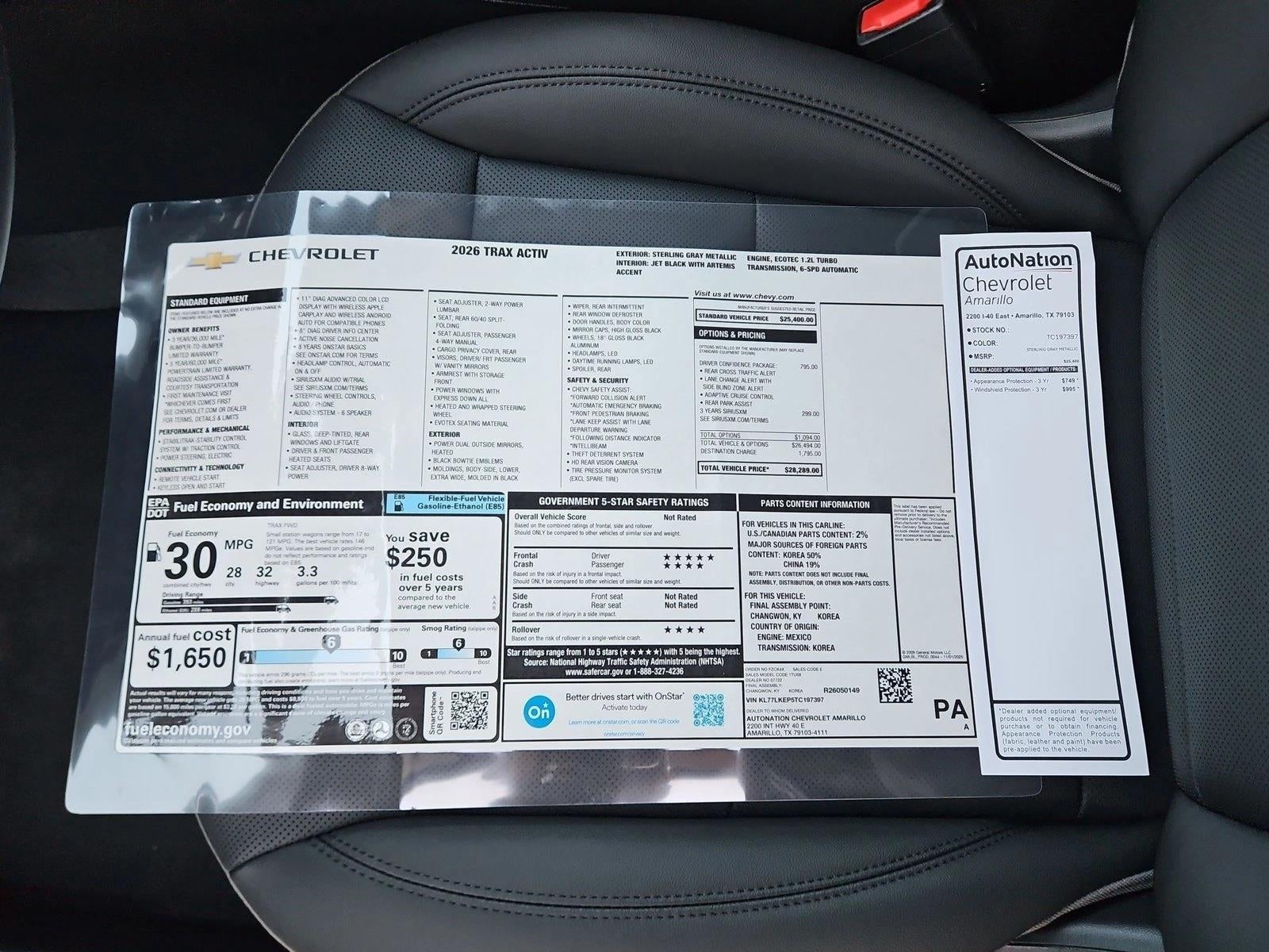 2026 Chevrolet Trax ACTIV