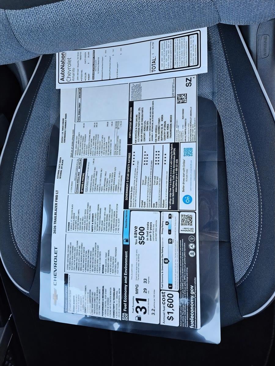 2026 Chevrolet Trailblazer LT