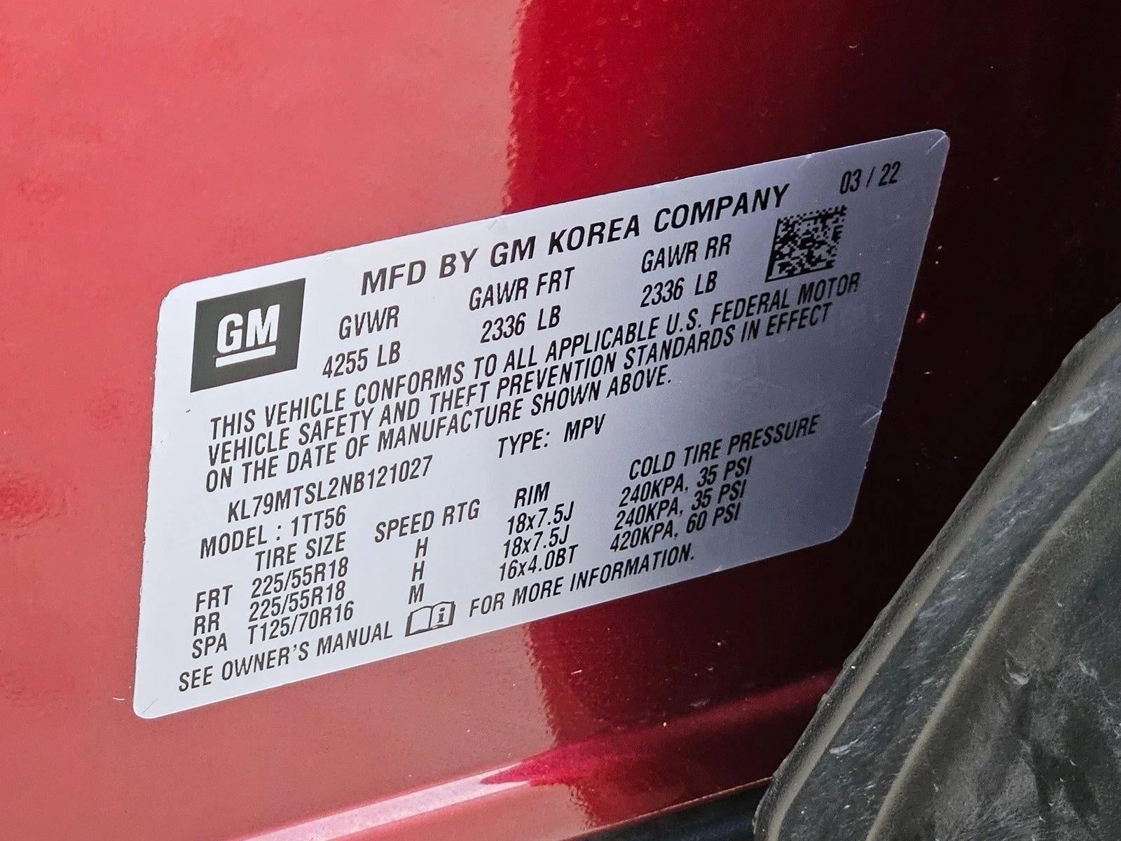 2022 Chevrolet Trailblazer RS