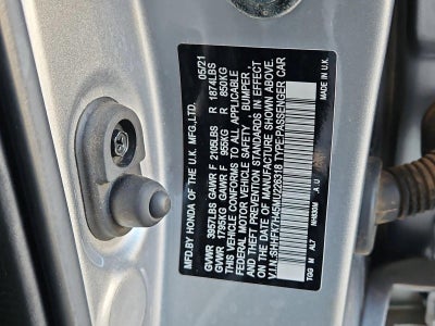2021 Honda Civic Hatchback Sport